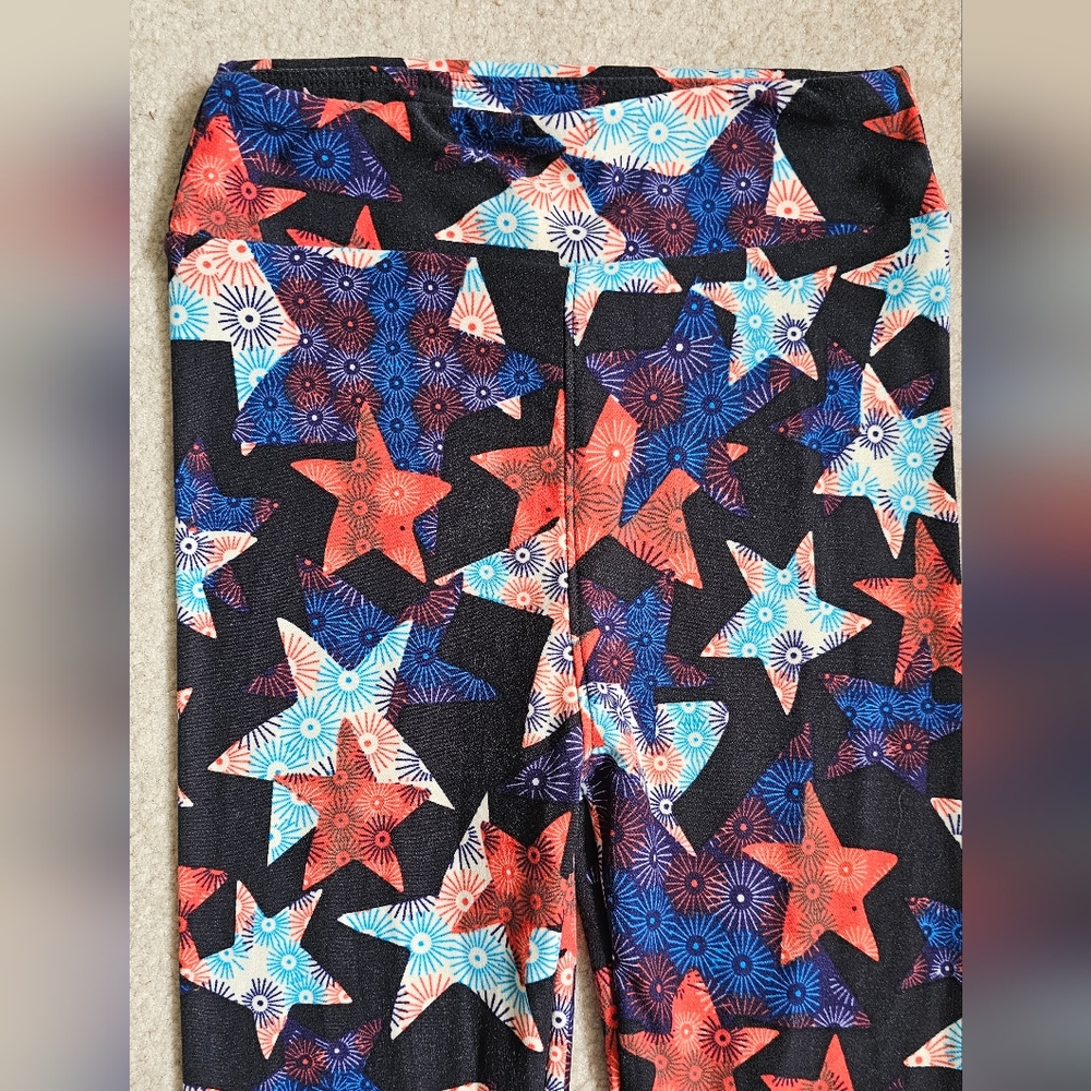 Patriotic Kids Leggings, Fourth of July LuLaRoe leggings for kids